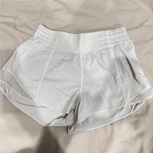 Women's White Hotty Hot Shorts 2.5” HR